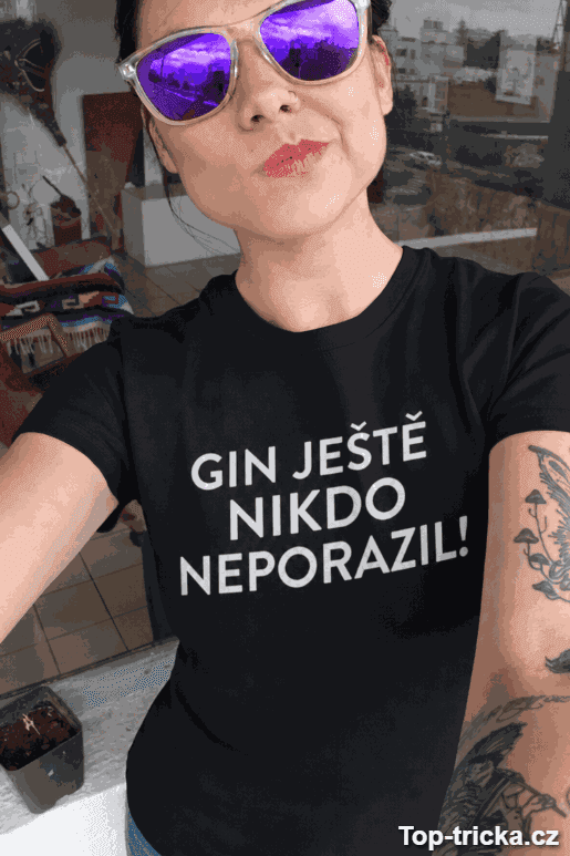 Vtipné tričko nikdo neporazil alkohol dle výběru