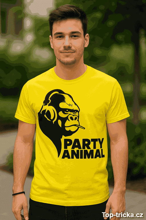 Vtipné tričko Party Animal