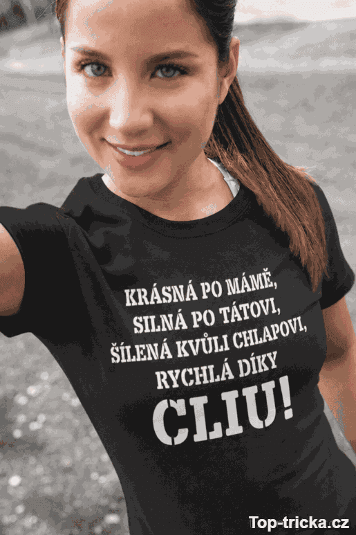 Vtipné tričko rychlá díky autu s vlastní značkou