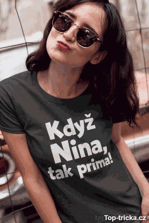 Vtipné tričko tak prima s vlastním jménem