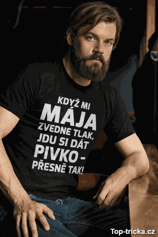Vtipné tričko zvedne tlak s vlastním jménem