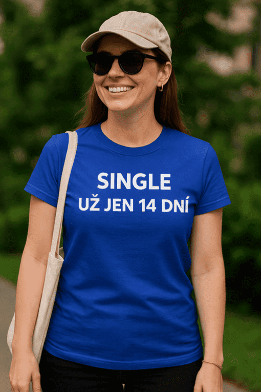 Oblečení s nápisem Single, produktem z top-tricka.cz pro originální valentýnské dárky.