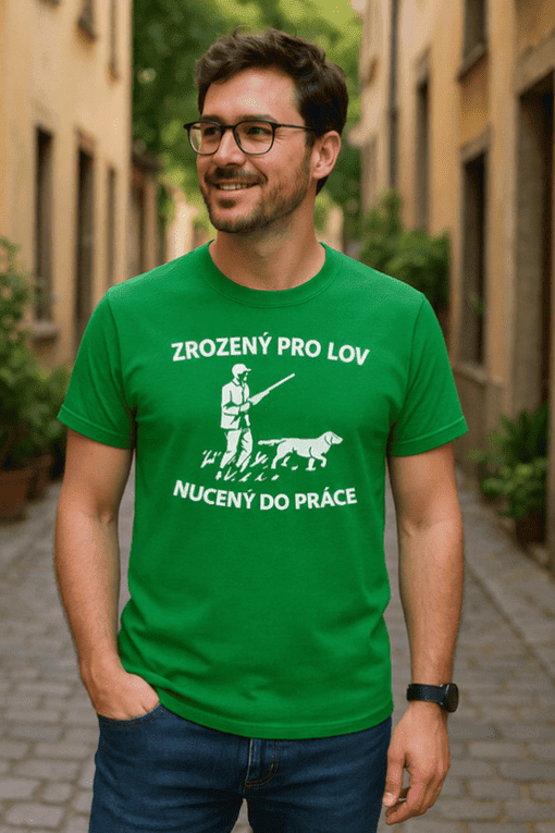 Veselé tričko s potiskem pro milovníky zvířat a humoru.