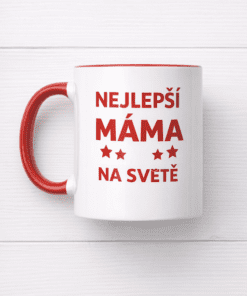 Hrneček s nápisem nejlepší máma na světě, ideální dárek pro maminky, originální motiv.