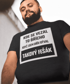 Tričko s vtipným nápisem pro muže.