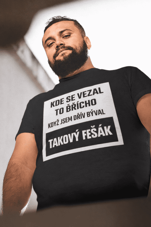 Tričko s vtipným nápisem pro muže.