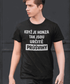 Moderní pánské tričko s nápisem pro muže.