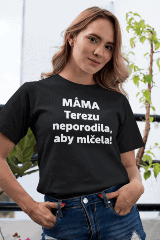 Tričko s vtipným potiskem Terezu.