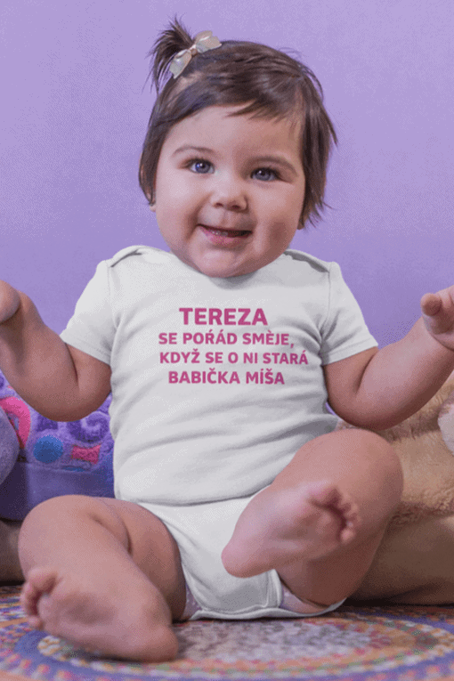 Roztomilá dětská trička s potiskem Tereza.