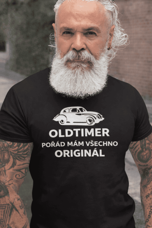 Unikátní tričko s motivem starého auta, originální design, trendy a stylové oblečení.