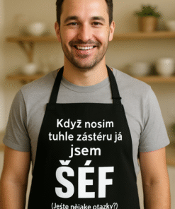 Vtipná zástěra když nosím tuto zástěru — jsem šéf