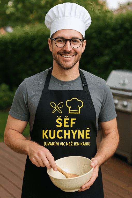 Optima kuchařská čepice a oblečení.