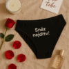 Dámské kalhotky s vtipným potiskem, romantický dárek, erotické spodní prádlo pro ženy.