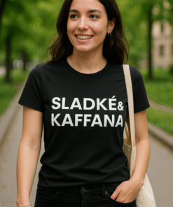 Vtipné tričko dolce and kaffana