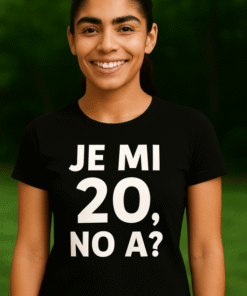 Vtipné tričko Mám 20 – no a co?