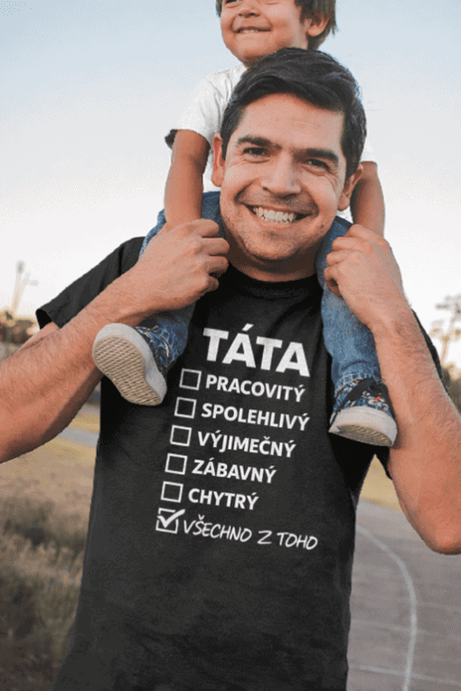 Otec a syn, radost, láska, rodina, společné chvíle.