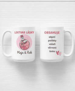 Personalizované hrnky s láskou na tebe.