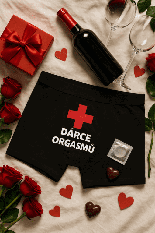 Stylová sada na erotickou radost, ideální dárek pro oslavence.