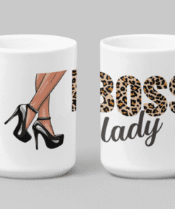 Dámské hrnky s motivem a textem, ideální dárek pro ženu s vtipným designem.