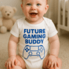 Stylové kojenecké body gaming motiv, dětské oblečení pro hravé miminko, rozkošný dětský outfit, vhodné jako dárek pro novorozence.