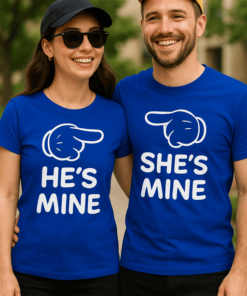 Párové tričko He's Mine She's Mine