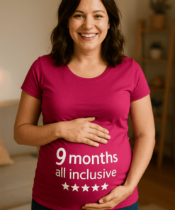 Těhotenské tričko 9 months all inclusive