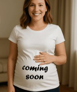 Těhotenské tričko coming soon