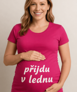 Těhotenské tričko přijdu v lednu