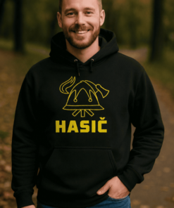 Vtipná mikina s kapucí hasič