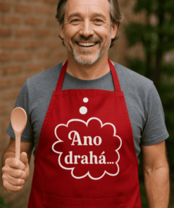 Vtipná zástěra ano drahá