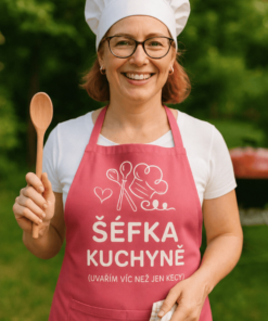 Vtipná zástěra šéfka kuchyně