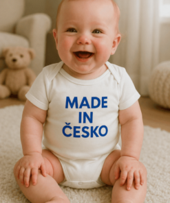 Vtipné dětské body Made in Česko