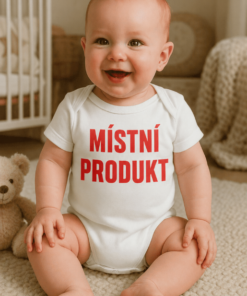 Vtipné dětské body místní produkt