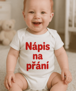 Vtipné dětské body nápis na přání