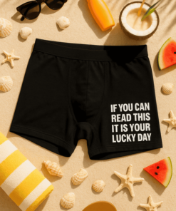 Vtipné pánské spodky if you can read this