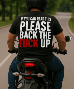 Vtipné tričko Back The Fuck Up