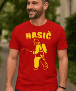 Vtipné tričko hasič
