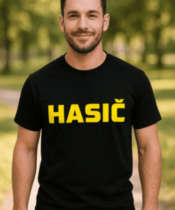 Vtipné tričko hasič nápis