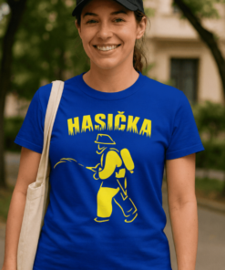 Vtipné tričko hasička