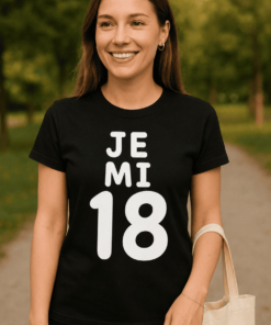 Vtipné tričko je mi 18
