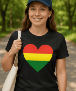 Vtipné tričko rasta srdce