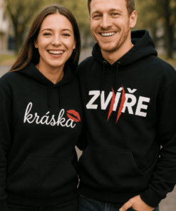 Párová mikina Kráska a zvíře
