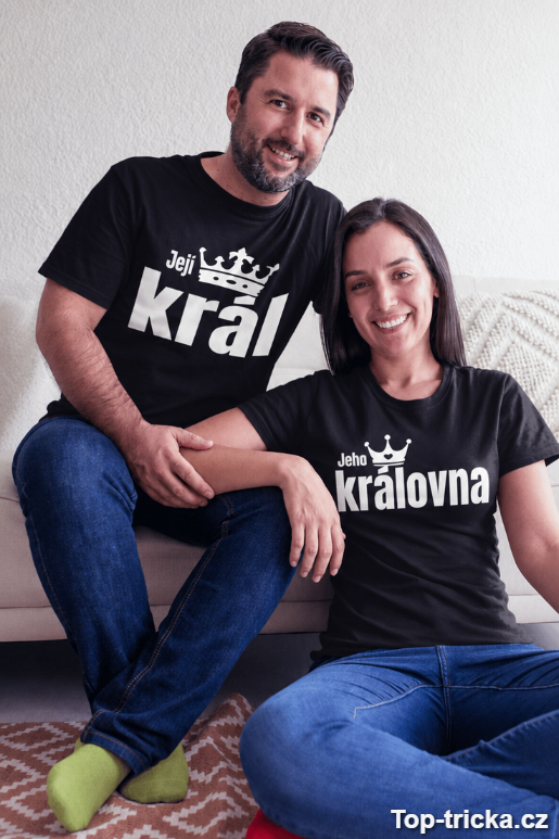 Párové tričko její král jeho královna