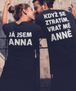 Párové tričko když se ztratím s vlastním jménem