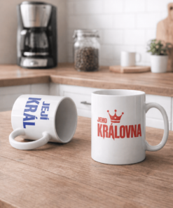Párový hrnek král a královna