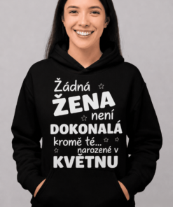 Vtipná mikina žádná žena není dokonalá