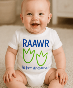 Vtipné dětské body dinosaurus raawr