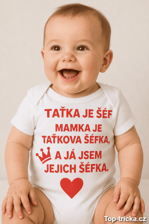 Vtipné dětské body já jsem šéfka