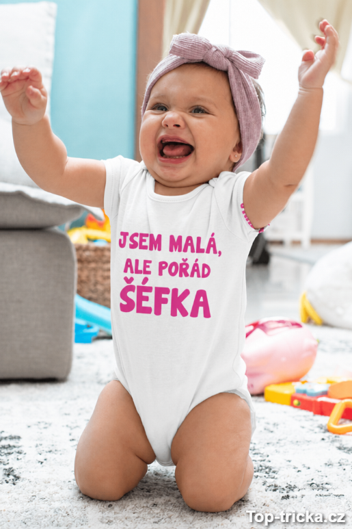 Vtipné dětské body jsem malá ale šéfka