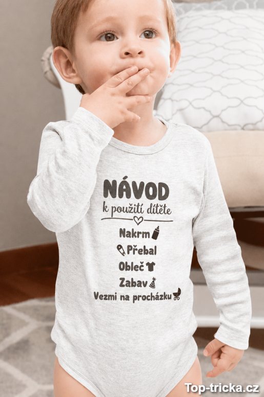 Vtipné dětské body návod k použití dítěte